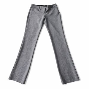 Express Columnist Gray Check Dress Pants Size 4R Career Work Trouser
